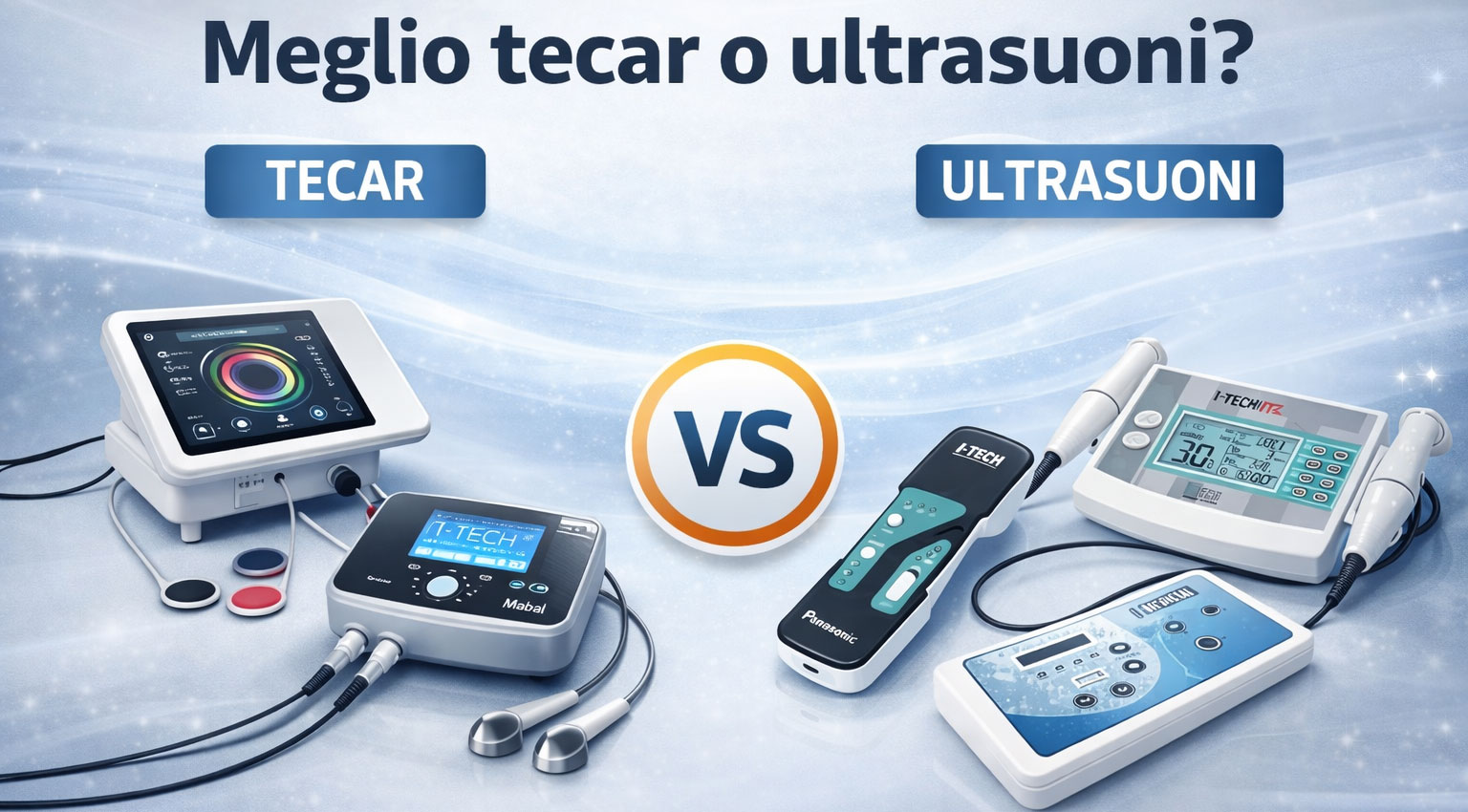 Differenza tra tecarterapia e ultrasuoni — confronto terapie strumentali fisioterapia